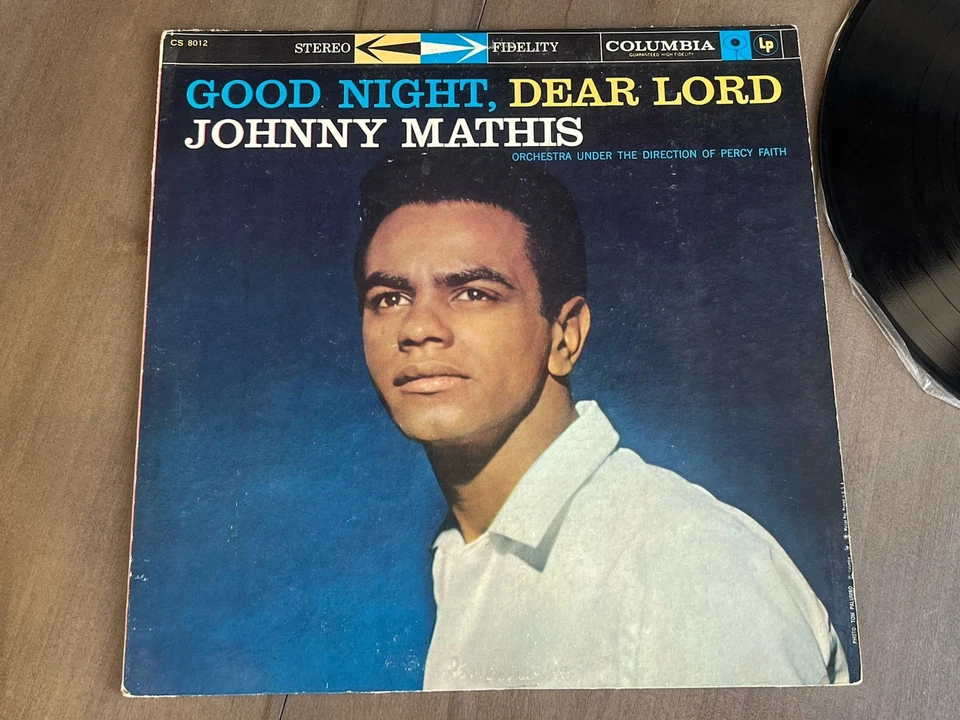 Johnny Mathis Good Night, Dear Lord Vinyl LP Columbia (CS 8012) 6-Eye Record EX - Image 2 of 4