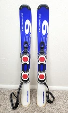 99.9cm SALOMON FREEGLIDE BUZZ 99.9 Snowblades Short Skis w/ Adjustable Bindings