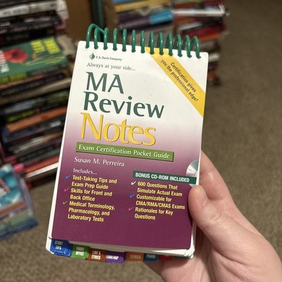 Ma Review Notes Exam Certification Pocket Guide by Susan Perreira (2010, eBook)
