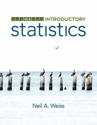 Introductory Statistics (10th - Hardcover, by Weiss Neil A. - Acceptable n