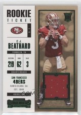 2017 Panini Contenders Rookie Ticket Swatches CJ Beathard #SW-7 1gh7