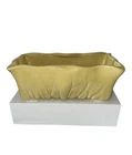 Vintage McCoy Pottery Yellow Rectangular Planter Mid Century Modern Ceramic