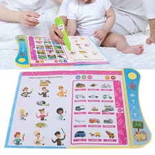 Interactive Audio Sound Book Talking Pen Book Set Kids Early Educational Toy