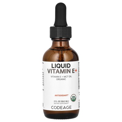 Liquid Vitamin E+, Unflavored, 2 fl oz (59.2 ml)