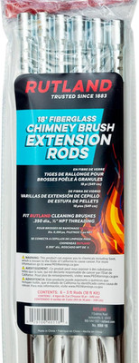 Rutland KRK-18 Fiberglass Chimney Brush Rod Kit