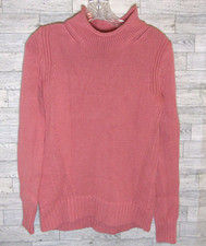 J CREW Always Cotton Roll Neck Sweater Size XS K5924 Retro 80s 90s Oarsman