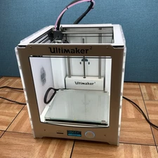 Ultimaker 2 3D Printer power tested, glass bed, power supply *USED*