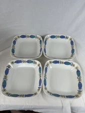 MCM Vintage Figgjo Clupea Turi-Design Serving square Pasta Plate Norway 7.25”
