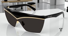 SAINT LAURENT SL 614 MASK 001 Newwave Injection Black 99 mm Women's Sunglasses