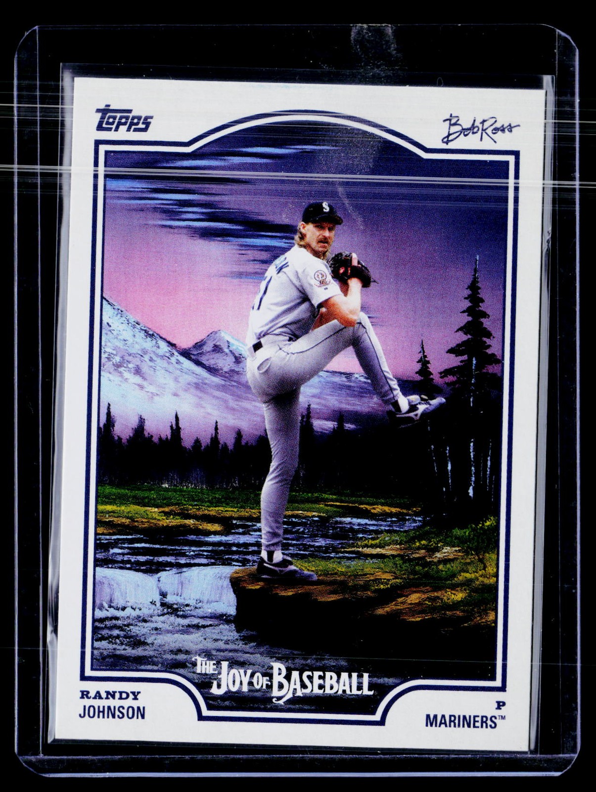 2025 Topps x Bob Ross: The Joy of Baseball #62 Randy Johnson