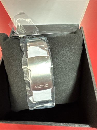 Citizen Men's Eco-Drive Brycen Chrono Silver Stainless Watch CA4188-81A New - Picture 7 of 7