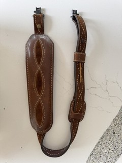 Torel Gun Slinger 4826 Padded Leather Rifle Sling Made In The USA