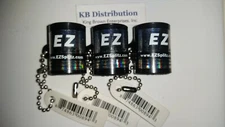 (x3)EZ Splitz EZ101 Cigarillo Size Cutter with Keychain (BLACK)