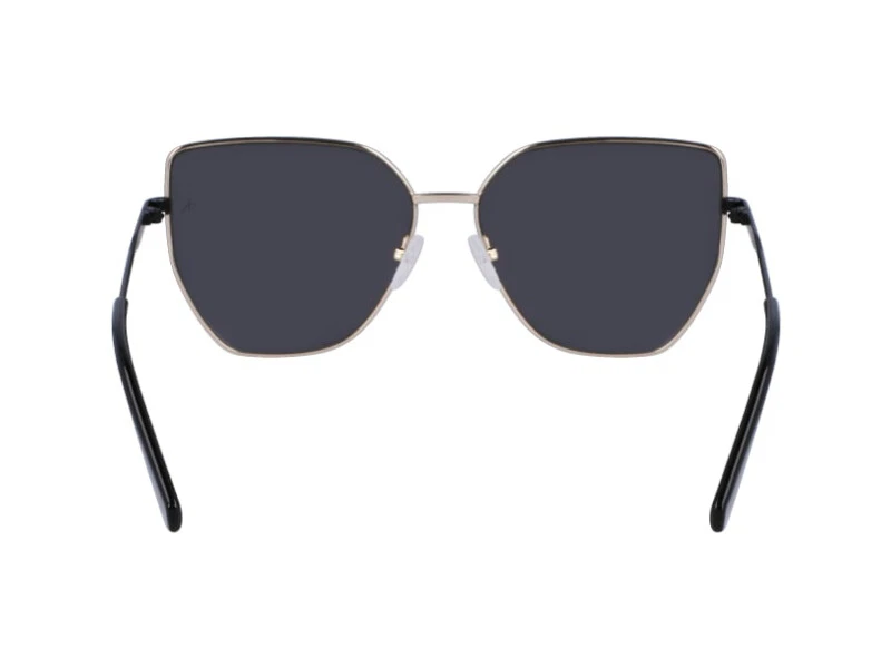 Calvin Klein 太阳镜 CKJ23202S 722 黑色 金色 灰色 女式 — 第 3/4 张图片