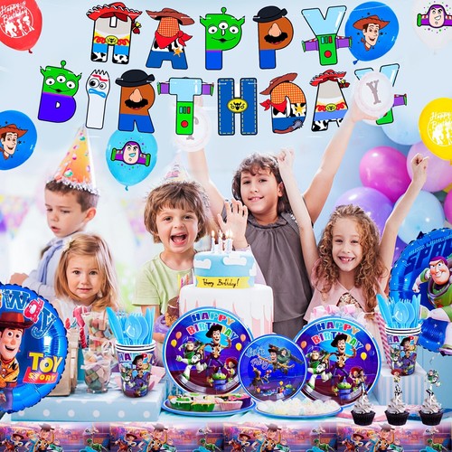 Toy Story Geburtstag Deko Set-Toy Story Partygeschirr Se - Bild 3 von 10