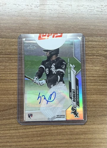 LUIS ROBERT 2020 TOPPS CHROME UPDATE ROOKIE DEBUT AUTOGRAPH AUTO -WHITE SOX!!