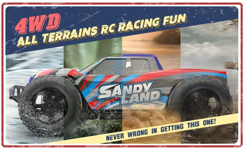 DEERC 8600E 4WD 1:20 Ferngesteuertes Auto 25KM/H Offroad RC Monster Truck 50mins - Bild 11 von 14