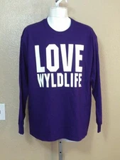 New Love Wyld Life Mens Size Large L Purple Long Sleeve shirt