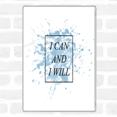 I Can Inspirational Quote Jumbo Kühlschrankmagnet