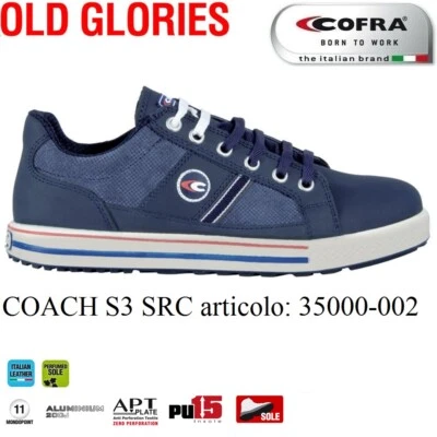 Cofra Sicherheitsschuh COACH S3 SRC Nubuk wasserabweisend