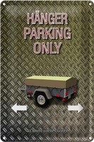 Blechschild Spruch 20X30 Cm HäNger Parking Only Wanddeko Deko Schild Tin Sign