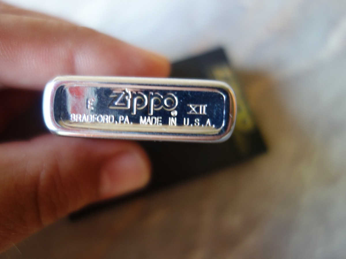hugo boss cigarette lighter VTG OLD VERY RARE 1996 ZIPPO HUGO BOSS ADVERTISING CIGARETTE LIGHTER  FEUERZEUG