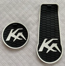 FORD Ka  (2008 - 2016)  2 PIECE INTERIOR CUP HOLDER GATE PAD SET - WHITE ONLY