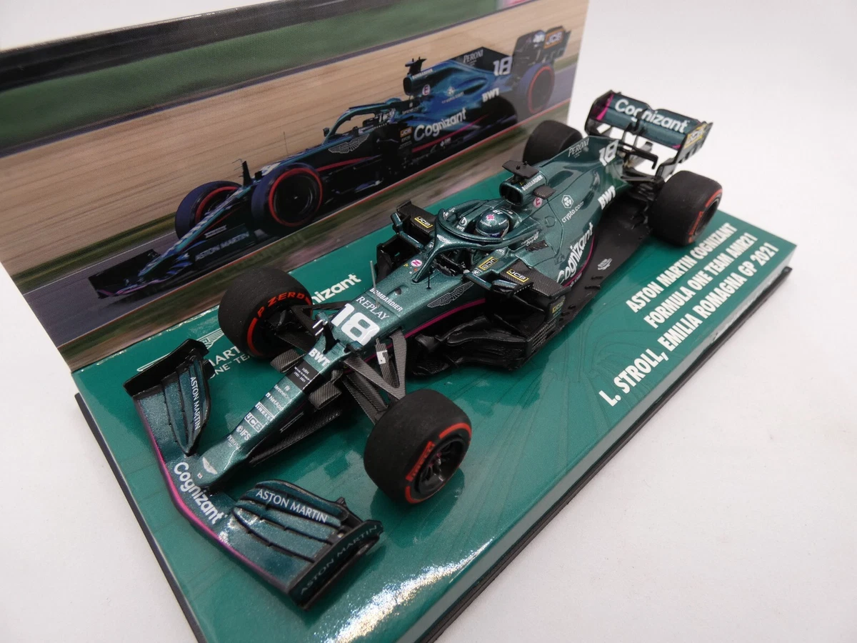 Aston Martin AMR21 Lance Stroll #18 Emilia Romagna Gp 2021 1/43 MINICHAMPS F1