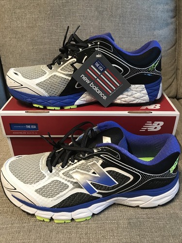 NEW Balance 860 v6 USA Scarpe Da Corsa Blu Bianco M860MI6 Uomo Sz 15 con  scatola | eBay