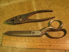 Vintage Clauss Fremont O Pliers and Scissors