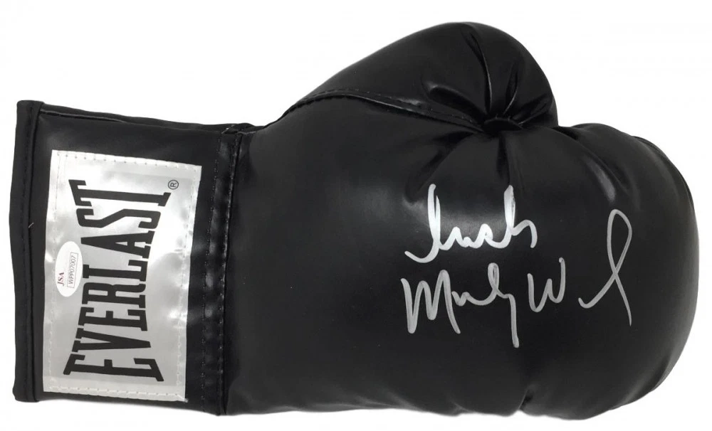 IRISH MICKEY WARD SIGNED BOXING GLOVE AUTOGRAPH THE FIGHTER EVERLAST LACE-UP JSA