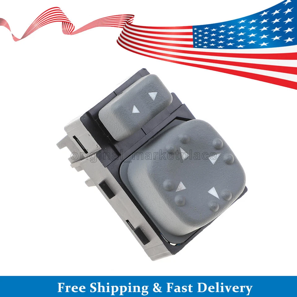 For GMC Jimmy Chevrolet Blazer S10 Oldsmobile Power Mirror Switch 15013100 - Image 4 of 4