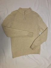 Tally-ho Sweater Women’s Size M Beige/cream Silk Angora Hair Blend Vintage Knit