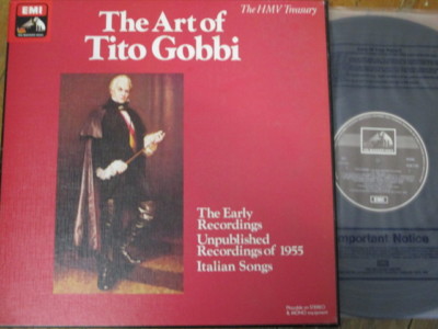 RLS 738 The Art of Tito Gobbi 3 LP box