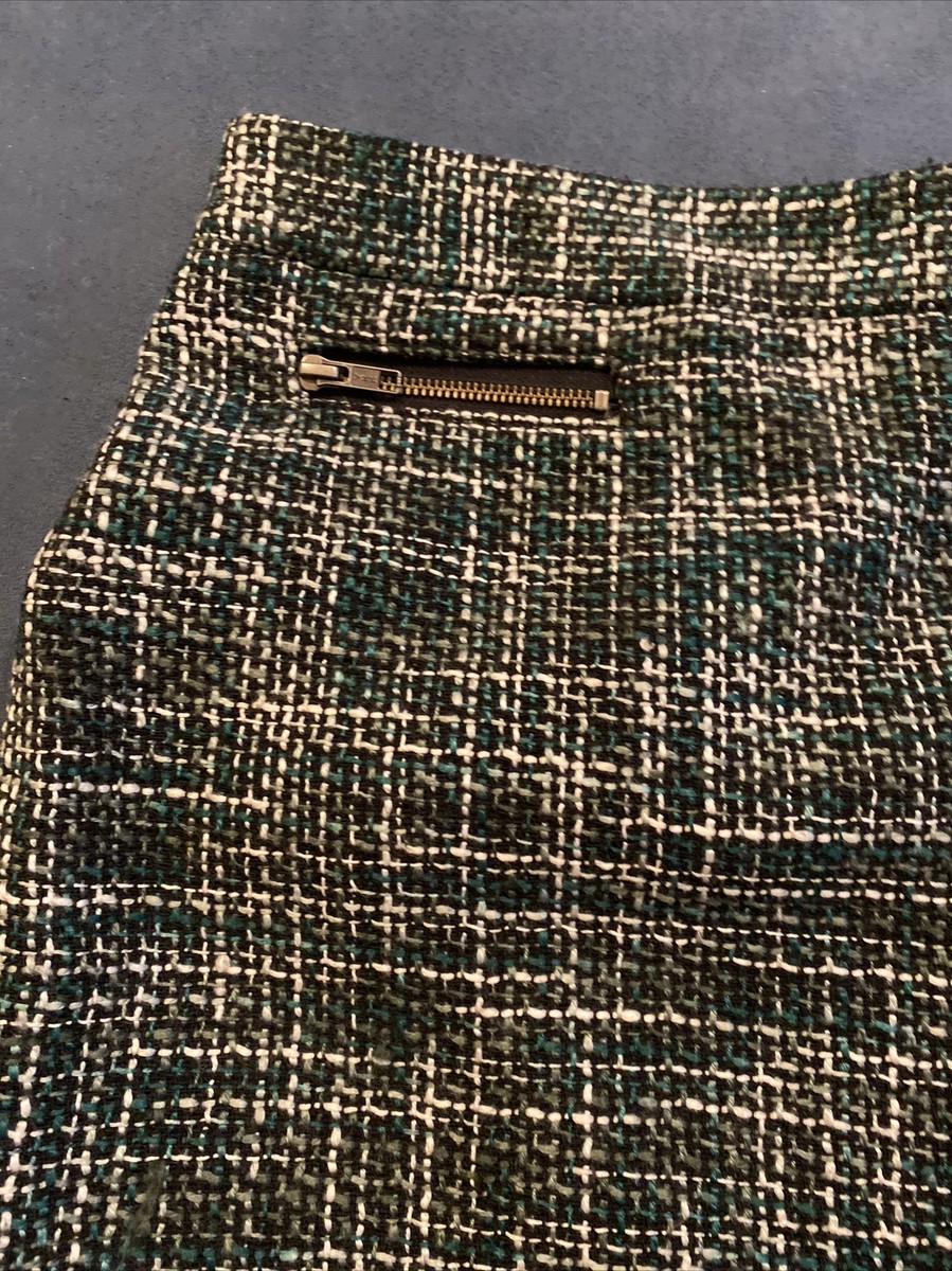 Jupe Crayon Ann Taylor Taille 8 Petite : Laine Doublure, Motif Géométrique, Zip