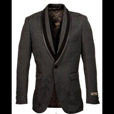 Giacca blazer ibrida slim fit collo sciallato volpe Impero autentica taglia 2XL