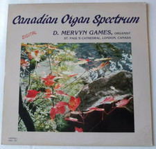 Canadian Organ Spectrum D. Mervyn Games, St. Paul's Cathedral, London, Ontario