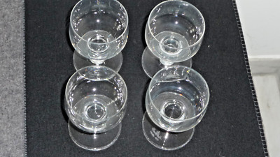 Vintage * 4 St. Rosenthal studio-line Glas Likörgläser alte Serie  ohne Schliff