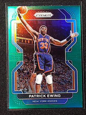Panini NBA Prizm 2021-22 Patrick Ewing #245 Green Parallel