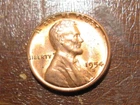 BU RED 1954-S LINCOLN CENT MINT STATE