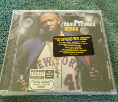 React [PA] by Erick Sermon (CD, Nov-2002, J Records) Sealed