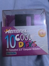 Memorex 10 Cool DisksPC Formatted 3.5  Computer Diskettes