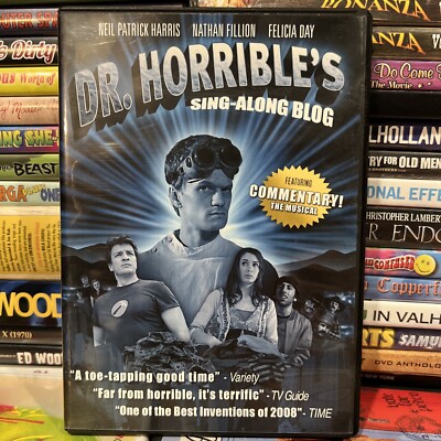 Dr. Horrible's Sing-Along Blog 2008 DVD Neil Patrick Harris Cult Musical Comedy