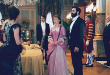 MORGAN SPECTOR signed Autogramm 20x30cm THE GILDED AGE in Person autograph COA