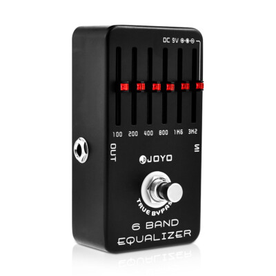 JOYO 6 Band EQ Pedal Equalizer ±18dB Guitar Effect Pedal for Electric Guitar