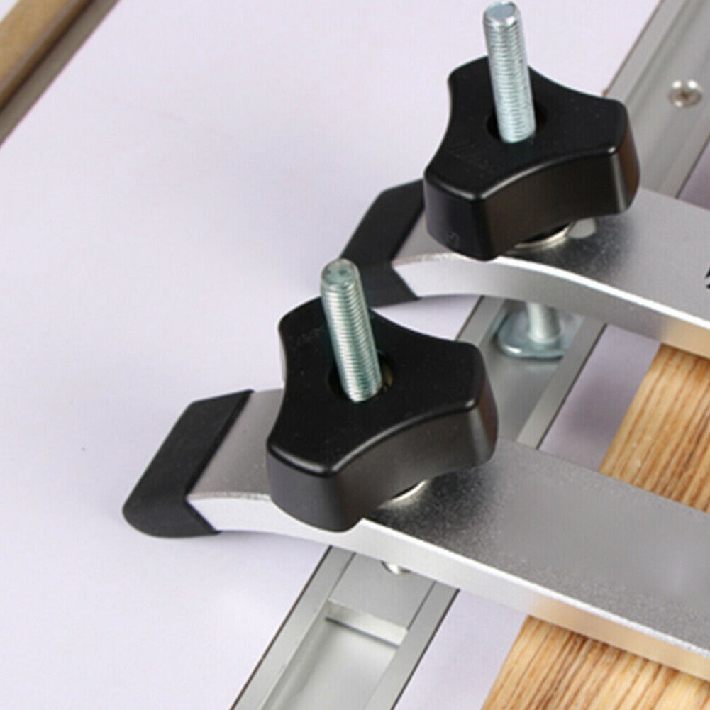 2 Set M8 TTrack Bolts Knobs T Slot Bolt + Knob Clamps For Woodworking Jigs eBay