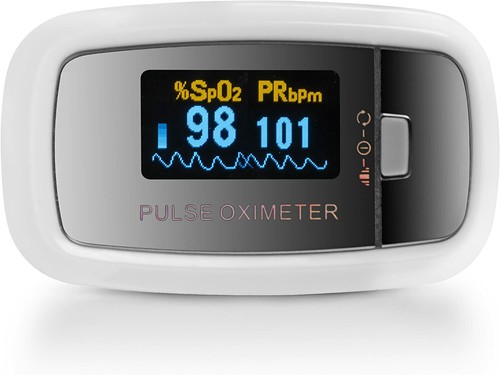 AccuMed CMS-50D1 Fingertip Pulse Oximeter Finger Pulse SpO2 Monitor White - Picture 3 of 5