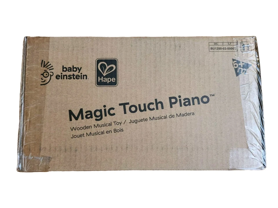 Baby Einstein Magic Touch piano musical de madera juguete para niños pequeños y 3 hojas, 6M+ Foto 2 de 2