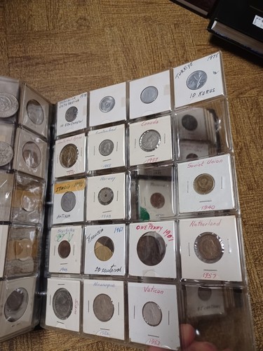 Foreign Coins Of The World Album International Mixed Lot Large - Picture 10 of 19