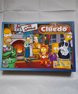  Die Simpsons Cluedo 2001 Brettspiel komplett  